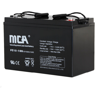 MCA蓄电池FC12-100报价-直销