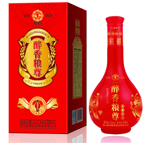 醉香粮尊 龙凤呈祥）浓香型白酒500ml45度/52度批发厂家直销