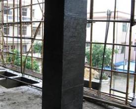 青岛专业加固公司-建筑柱子碳纤维加固