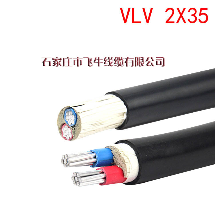 厂家现货VLV2*35低压电力电缆 工地用线 国标