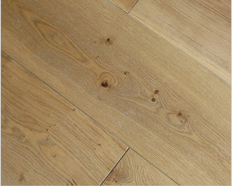 家用地热地板 表层高耐磨橡木实木多层实木仿古复合地板