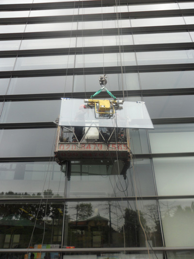 广州高空吊篮换玻璃吊家具吊物