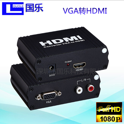 VGA转HDMI VGA-HDMI 转换器/线 支持 全高清1080P