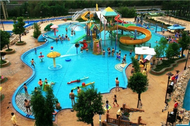大型室外水上乐园组合 儿童成人充气滑梯 户外娱乐设备设施