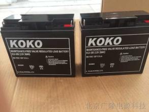 美國KOKO可可蓄電池6GFM120 12V120AH價格參數