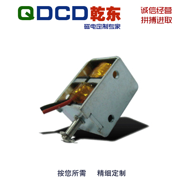 厂家直销 QDLK0520S 圆管框架推拉保持直流电磁铁 可非标定制