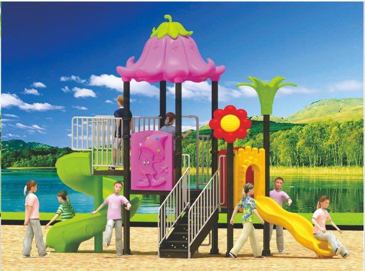 河南幼儿园玩具厂 幼儿园组合滑梯