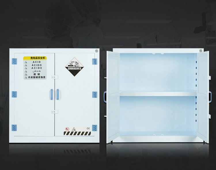 实验室各类化学品安全存储柜30加仑PP酸碱柜