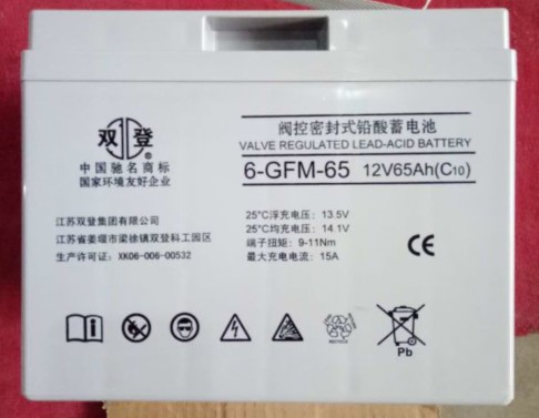 新能源双登蓄电池6-GFM-65特大优惠价格