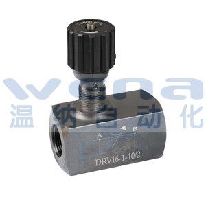 DRVP25-1-10,DRVP30-1-10,DRVP40-1-10,单向节流截止阀,节流截止阀生产厂家,wena节流截止阀