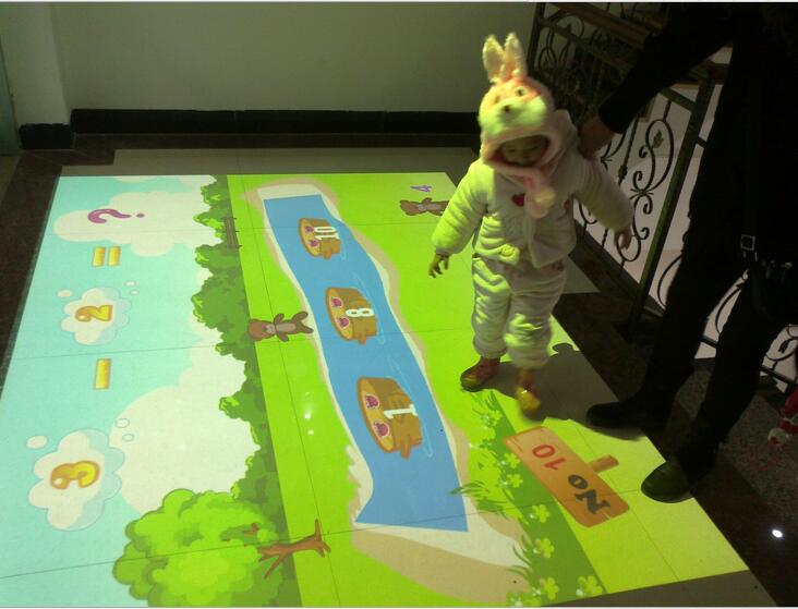 幼儿园门厅走廊游戏实训室功能室配套地面墙面投影互动魔幻地面
