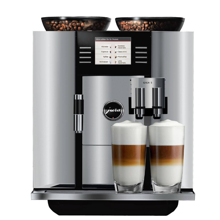 JURA/优瑞 GIGA 5意式全自动咖啡机进口 双豆槽 正品行货含票联保