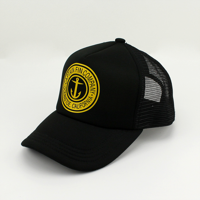 夏季网帽厂家定做 黑色海绵货车网帽 logo丝印男女活动广告网帽