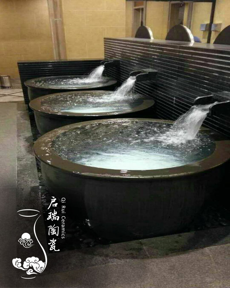 生产上海洗浴中心陶瓷泡澡大缸