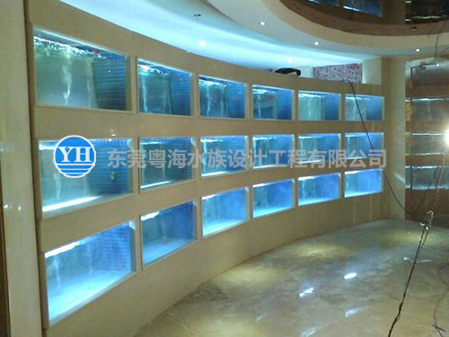 海鲜池玻璃鱼缸制作工程厂商