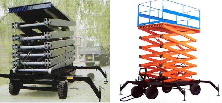 济南牛力厂家专业生产 定做安装移动剪叉式升降机