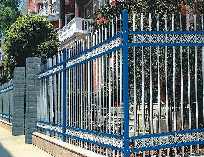 武汉 汉口喷塑锌钢护栏/四横杆锌钢护栏/安装锌钢护栏