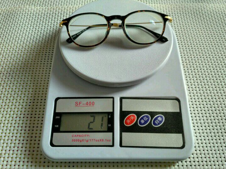 S:-1100高度**薄近视圆框眼镜