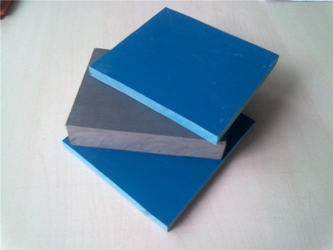 PVC-U板2-50mm 蓝色半透明PVC片材