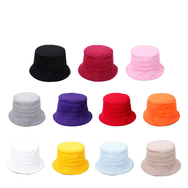 棉质渔夫帽 空白旅游广告帽 定做男女士遮阳盆帽 logo可定做盆帽