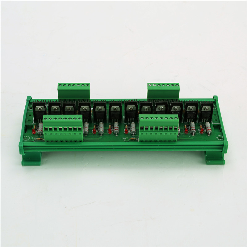 热销10路晶体管放大板TL06A-10T带座PLC放大板 晶体管放大板