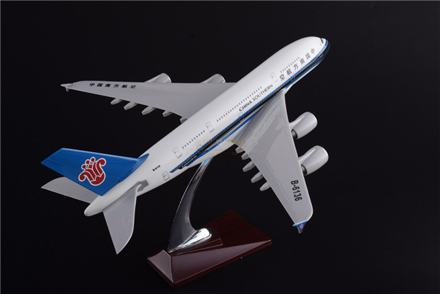 新品浩东汇厂家直销空客A350碳纤维树脂静态飞机模型47cm