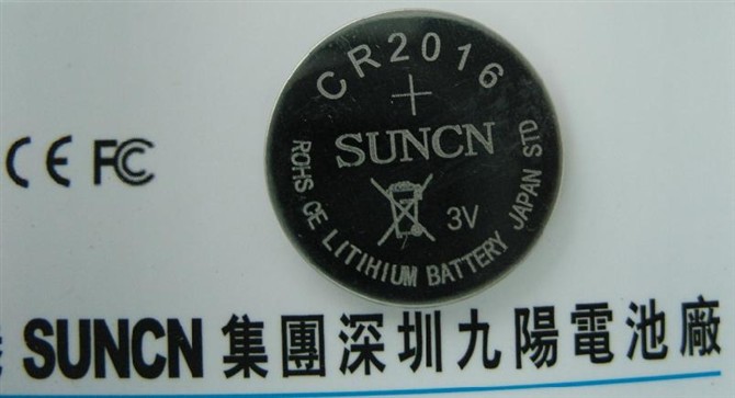 纽扣电池厂家供应多种电子表**电池CR2016锂电池环保