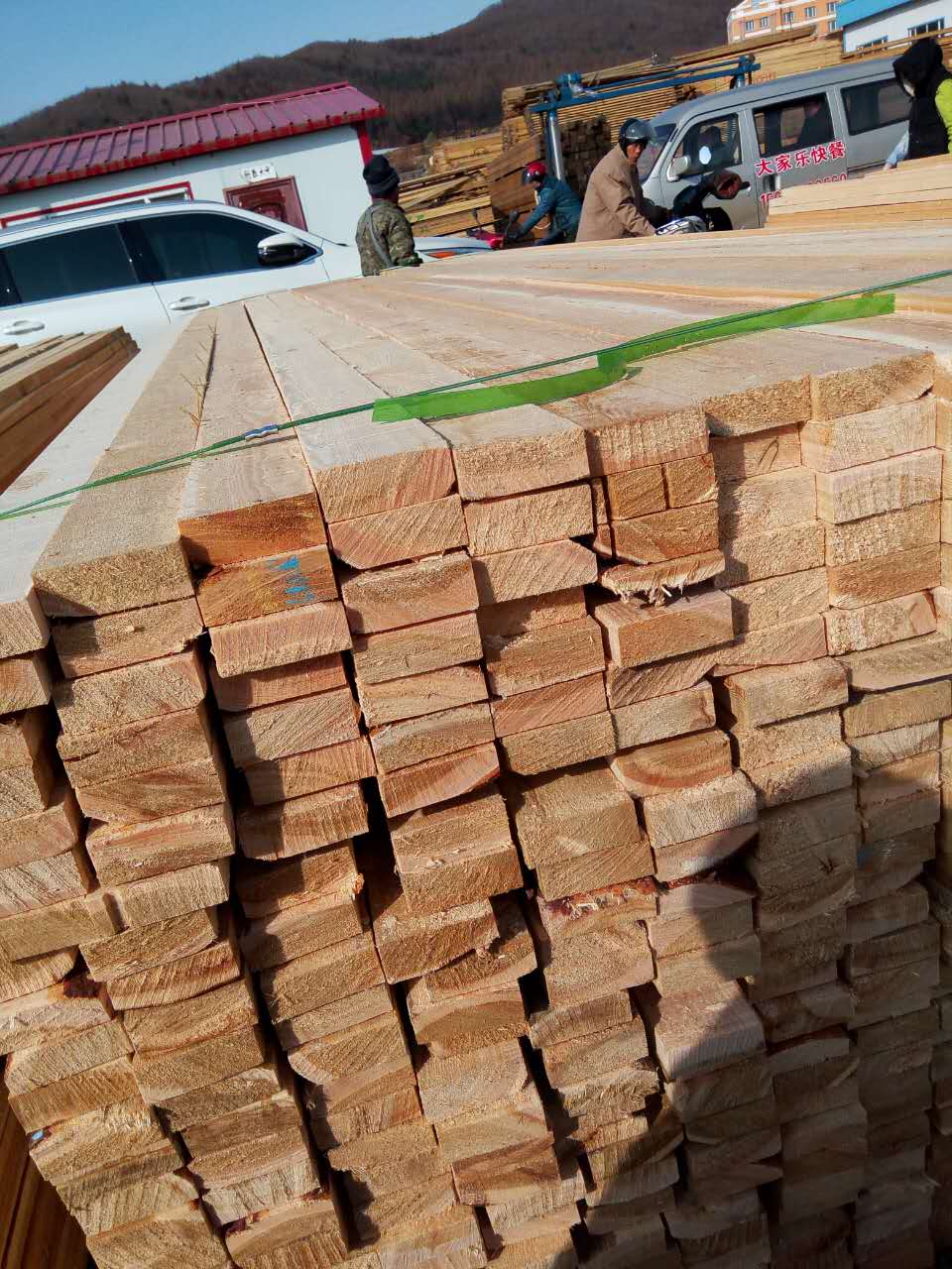 绥芬河建筑用木材加工价格 绥芬河优质一级松木木材加工