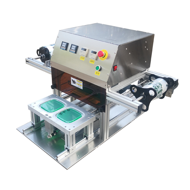 上海工厂全自动快餐盒封口机便当盒塑封机