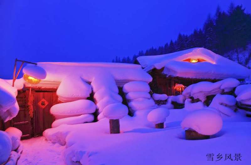 海林雪乡中国雪景之较 海林旅游公司牡丹江周边雪乡游