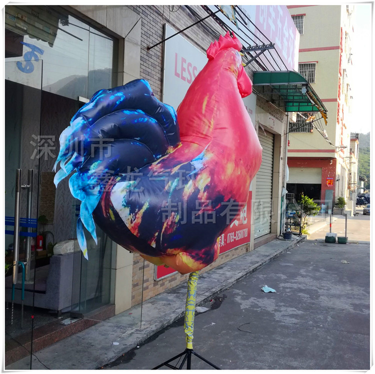 深圳厂家大型支架气球发光led灯气球 印刷logo 落地发光大气球
