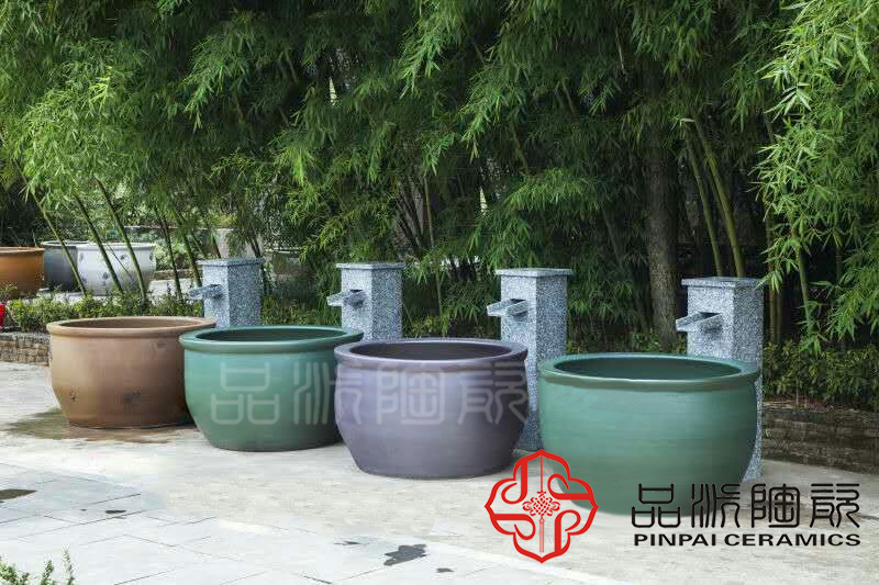 找上海较乐汤同款温泉水疗洗浴泡澡理疗沐浴陶瓷大水缸生产厂家
