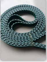 聚氨酯钢丝同步带双面绿布接驳带