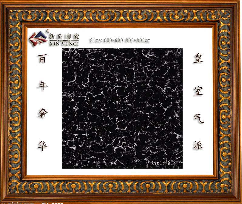 抛光砖，金刚釉，全抛釉，大理石，微晶石，梯级砖系列 XY618 818