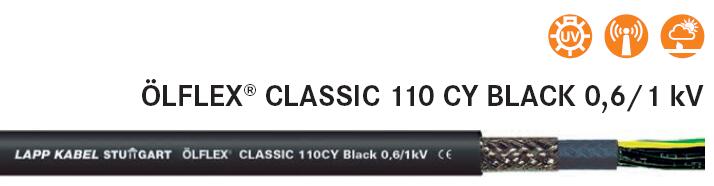 LAPPKABEL STUTTGART OLFLEX CLASSIC 110 CY BLACK伺服电缆