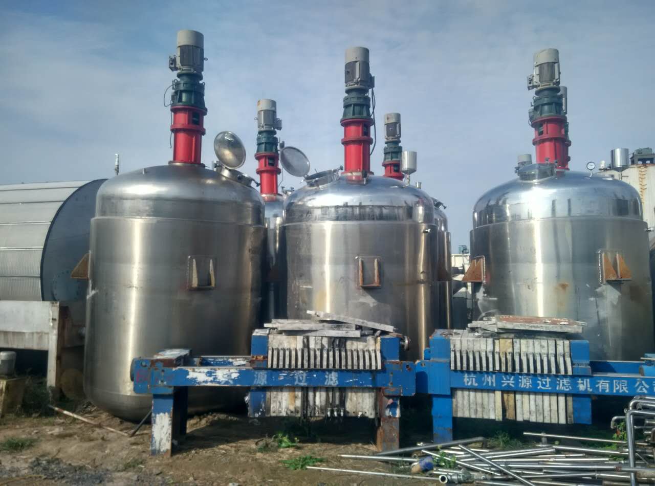 供应扬州二手高压反应釜出售二手电加热反应釜各种型号齐全