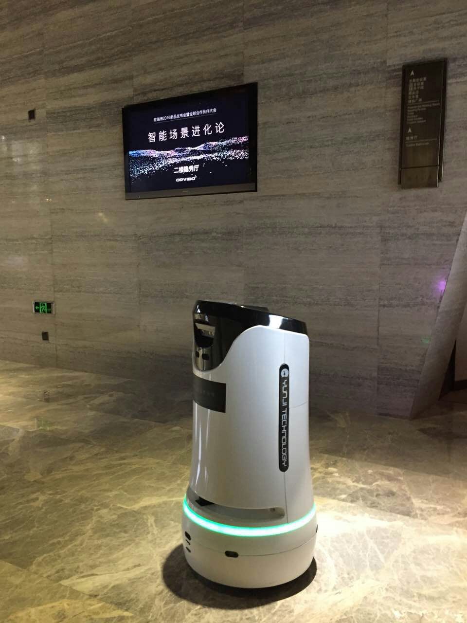 酒店机器人租赁酒店迎宾机器人租赁酒店服务机器人酒店递送机器人酒店智能上电梯机器人可以选择苏州一米机器人