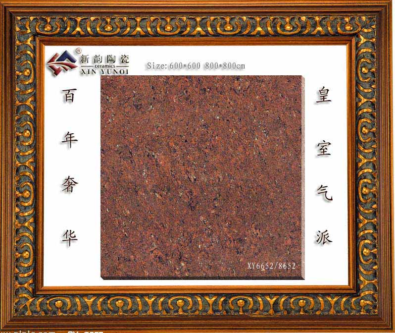 抛光砖，金刚釉，全抛釉，大理石，微晶石，梯级砖系列 XY6652 8652.
