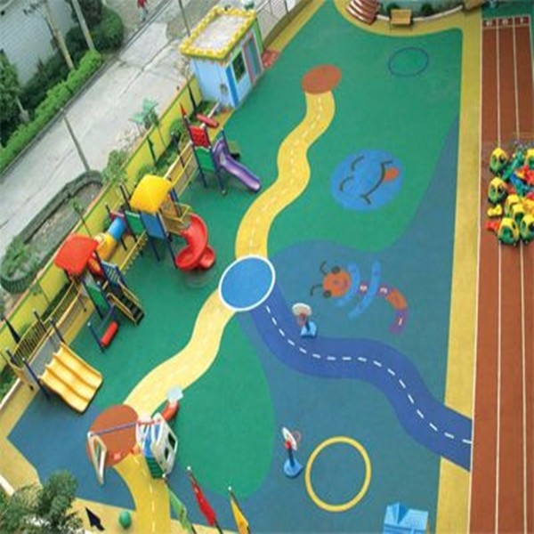幼儿园安全地垫 橡胶地垫批发 橡胶安全地垫施工