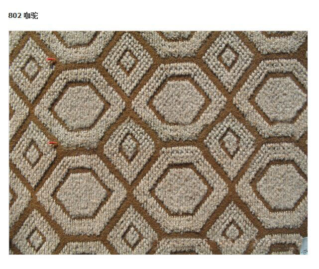 山东地毯厂家供应优质拉绒双色提花防滑酒店地毯
