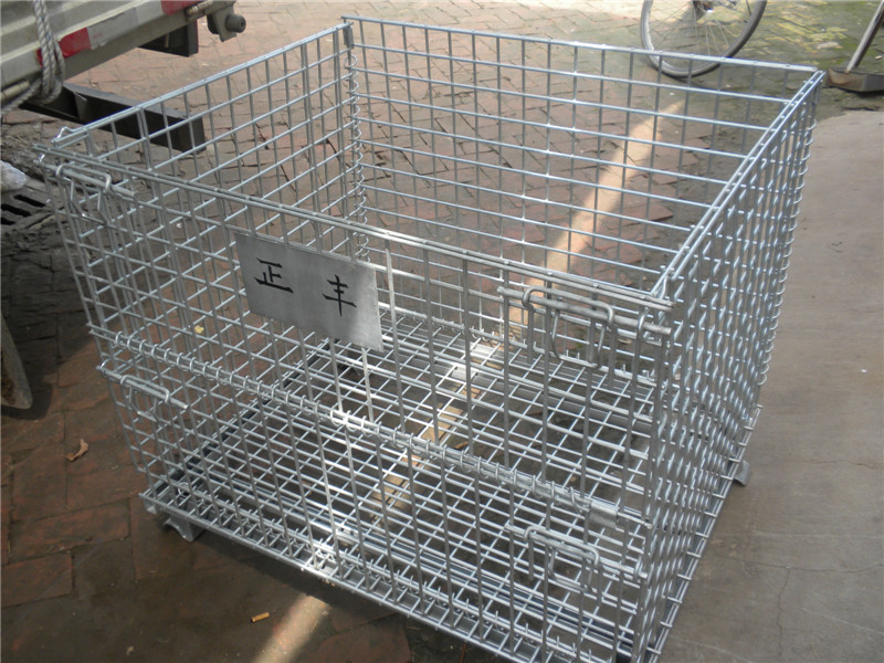 河北厂家供应优质金属周转箱 不锈钢仓储笼 金属物流箱