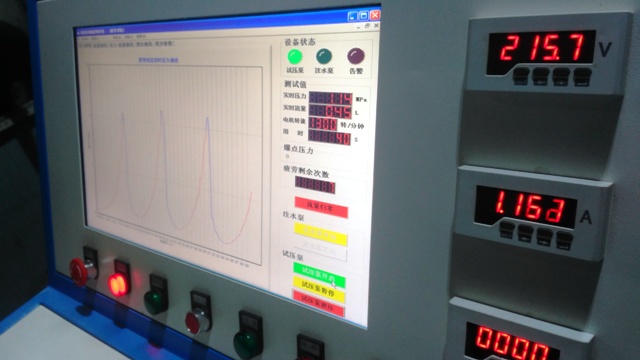 灭火器耐压试验机-计算机控制试压泵系统 试压泵压力测试系统