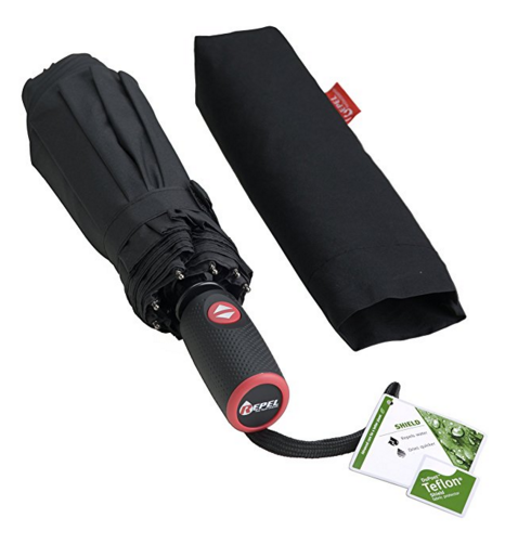 新款全自动三折折叠伞商务男款黑伞 自开自收防紫外线晴雨伞