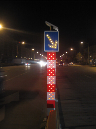 上海节能环保太阳能交通警示灯黄闪灯生产厂家