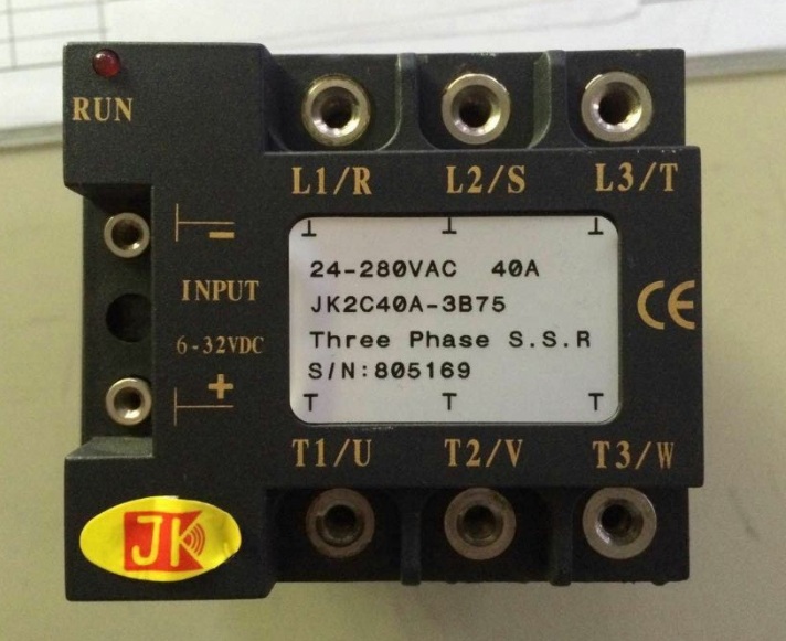 供应中国台湾JK积奇三相SSR固态继电器JK3C25A-3B75, JK3C40A-3B100, JK3C40A-3B75
