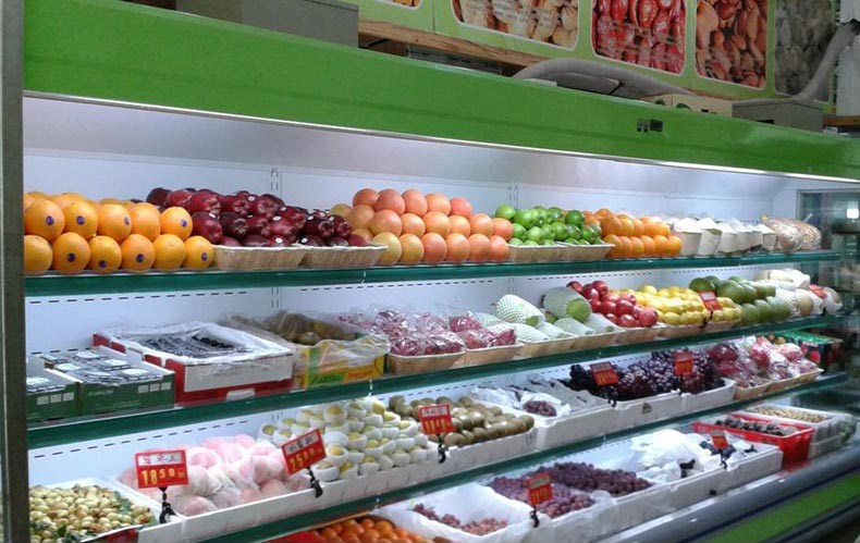 水果超市风幕柜