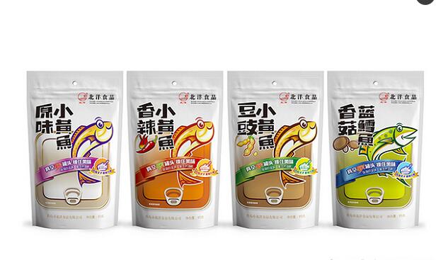 小食品包装袋设计 食品包装专业设计公司 避光食品八边封包装袋卡通设计