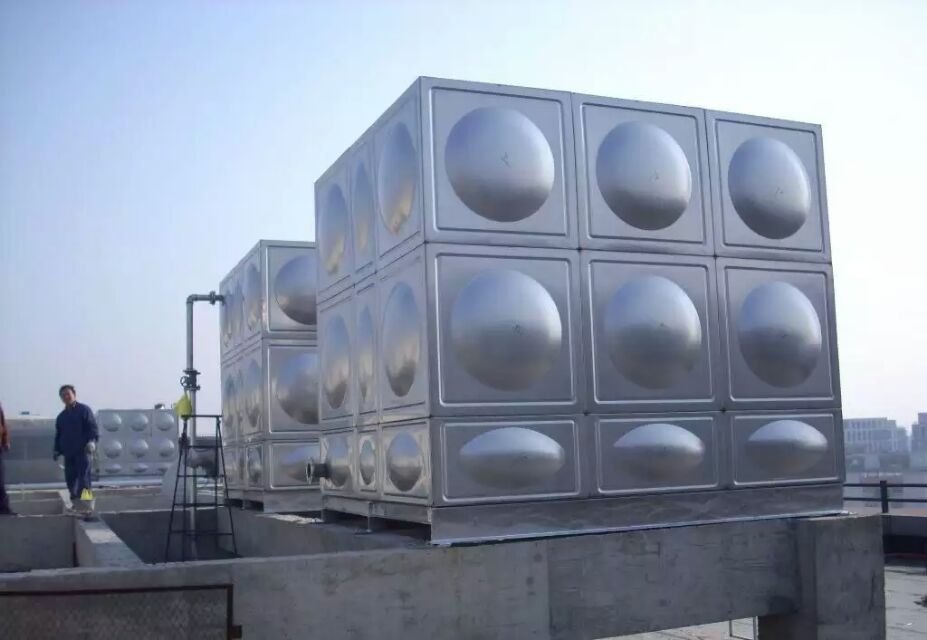 三级净化玻璃钢水箱家用生活水箱模压组合1立方 农村污水改造