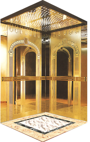 钛金镜面不锈钢电梯蚀刻板加工销售