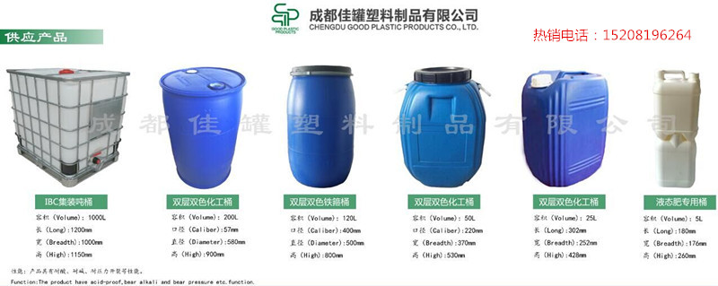 四川成都佳罐塑料吨桶生产工艺介绍